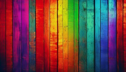 Colorful old grungy wood background.
