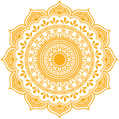 Mandala Ornament Vector Illustration Set of hand drawing zentangle elements