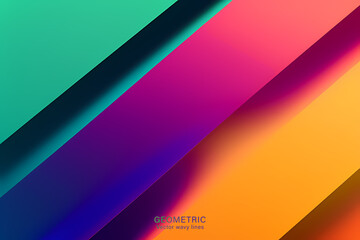 Mix color gradient background design. Abstract geometric background with liquid shapes. Vector illustration.