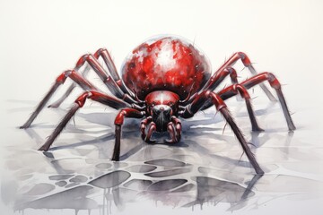 watercolor Spider insect spider watercolor illustration