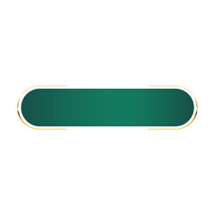 green banner gold frame