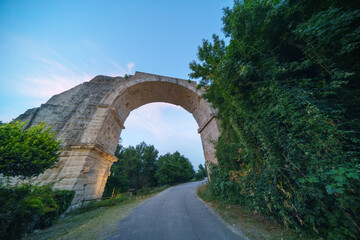 Ponte di Augusto, Roman bridge at Narni, Umbria, Italy