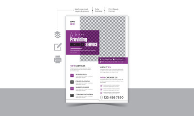 Professional Corporate business flyer design 
