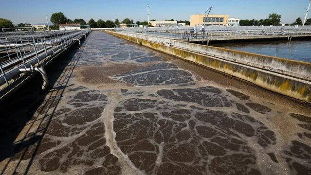 Wastewater treatment facility - Sewage Treatment. Also called municipal wastewater or sewage.