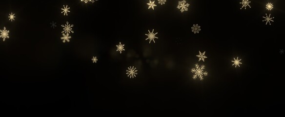 Snowflakes - Christmas Card - Snowflakes Of Paper In Frame