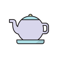 Tea Pot Icon vector design templates simple and modern