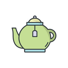 Tea Pot Icon vector design templates simple and modern