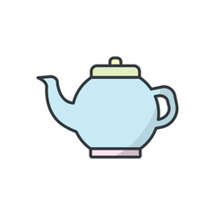Tea Pot Icon vector design templates simple and modern
