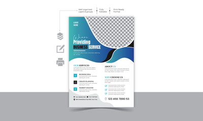 Professional Corporate business flyer design 
