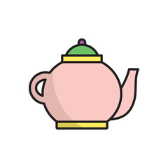 Tea Pot Icon vector design templates simple and modern