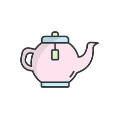 Tea Pot Icon vector design templates simple and modern