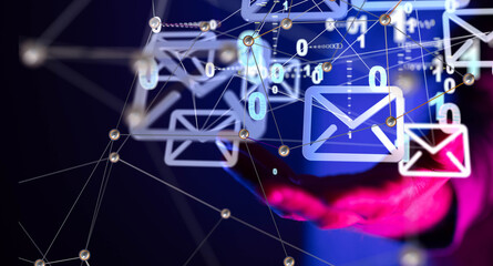 mail communication support contact concept service