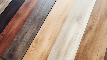 Vinyl wood flooring options available. ai generative - obrazy, fototapety, plakaty