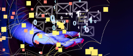 Mail Communication Connection message to mailing