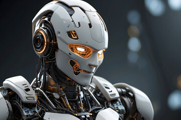 Fototapeta premium robot cyborg