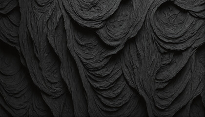 Abstract black texture background generated by AI