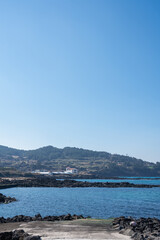 Seascape nature scenery in Jeju Island, Korea