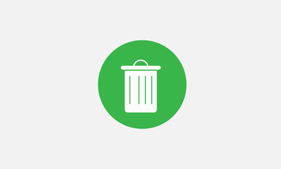 trash can, garbage icon, vector illustration, symbol of cleanliness