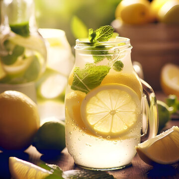 Zitronenfunkel: Die Erfrischungsoase - Zitronen-Limonade