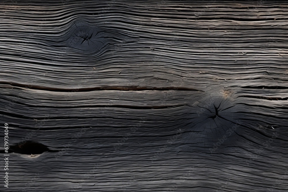 Poster abstract burnt wood texture background with copyspace for text placement top view perspective
