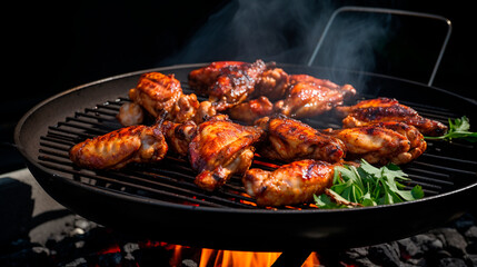 The wings are grilled. Generative AI,