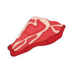 raw meat illustration