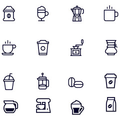  Coffee Icons vector design