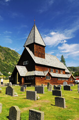 Fototapeta na wymiar Røldal stave church in Norway
