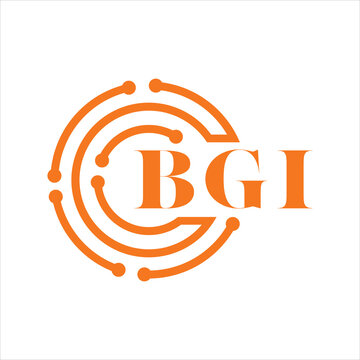 BGI letter design. BGI letter technology logo design on white background. BGI Monogram logo design for entrepreneur and business
