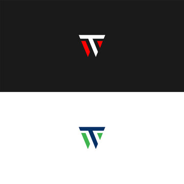 WT logo. W T design. White WT letter. WT, W T letter logo design. Initial letter WT linked circle uppercase monogram logo. W T letter logo vector design.