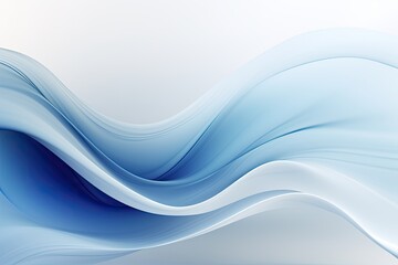 Soft blue waves flowing in a smooth gradient.