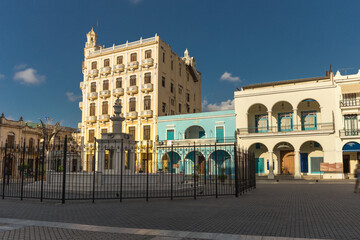 Fototapeta na wymiar The Plaza Vieja (Old Square) - Havana, Cuba