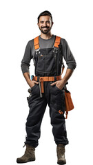 Home handyman, Isolated on a transparent background.