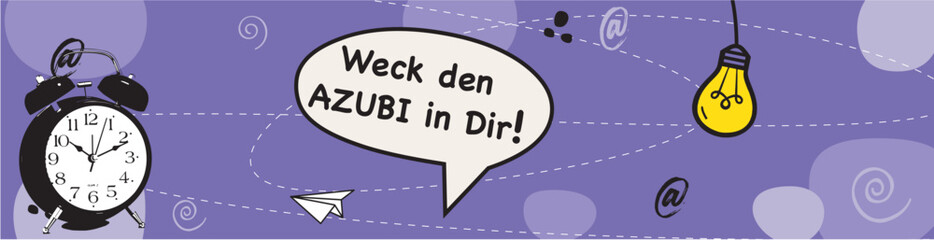 AZUBI gesucht, Anzeige Poster, Azubi suche, Jobangebot
