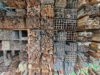 Different types of second-hand rebar used in industrial applications