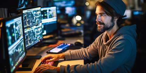 Artistic Film and Video Editor: Blending Sound and Visuals to Elevate the Art of Motion Picture Storytelling.