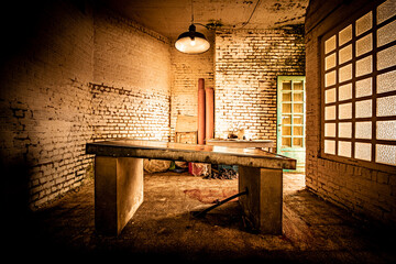The old morgue of a cemetery
