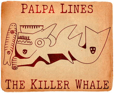Geoglyph of The Killer Whale from Palpa