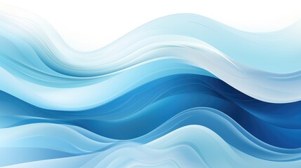 Abstract blue wave background, desktop wallpaper