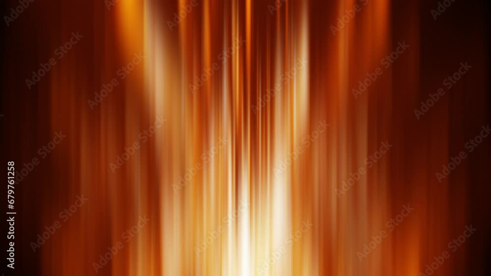 Wall mural abstract colorful fire orange red animated blur shapes background, 4k uhd seamless loop