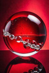 monochrome glassskulptur, generated image