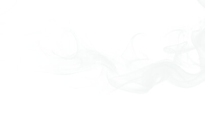 white smoke isolated on transparent png
