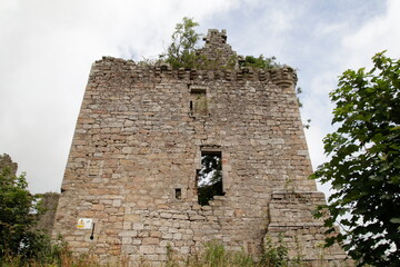 Fototapeta premium Old Dalquharron Castle, Dailly Scotland