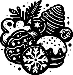 Christmas Cookies Vector 1