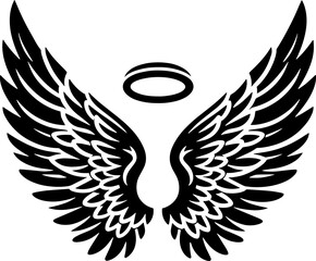 Angel Wings and Halo Icon 10