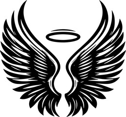 Angel Wings and Halo Icon 8