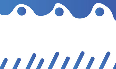 Blue stripes and circle abstract 