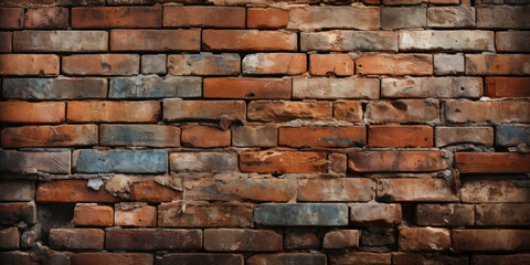 Obraz premium weathered brick wall background 