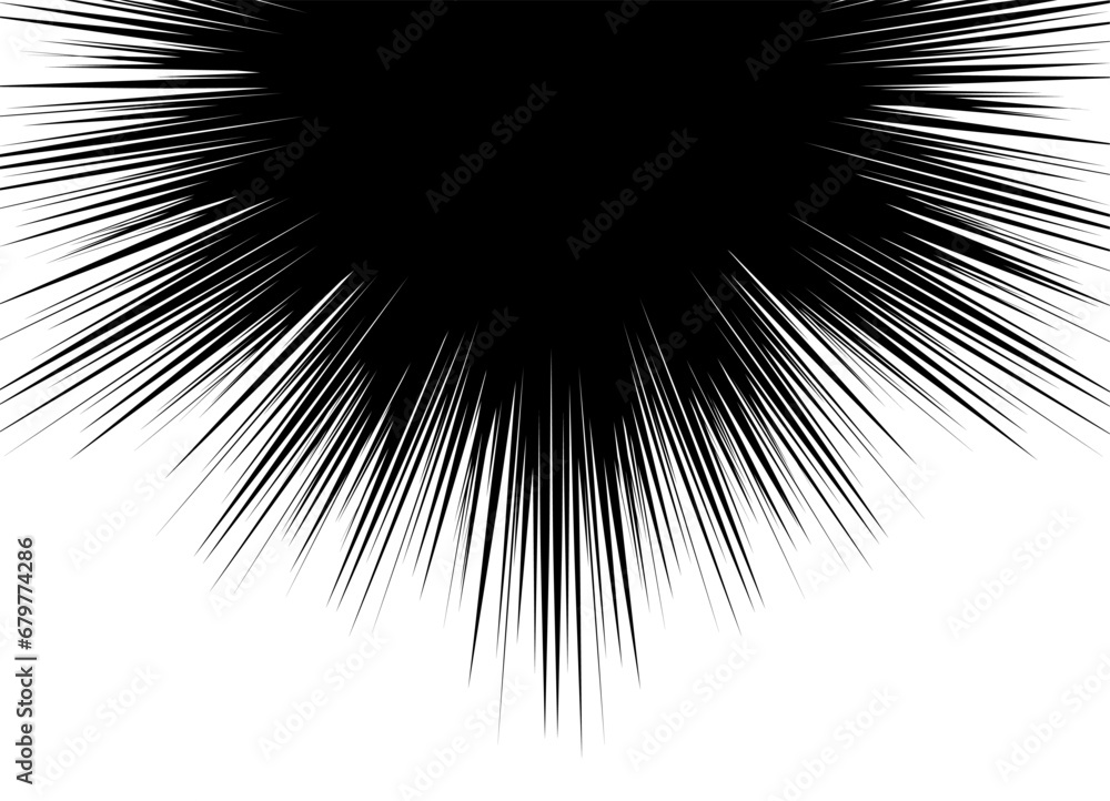 Fototapete vector background in the form of an abstract explosion in the center with space for text. abstract f