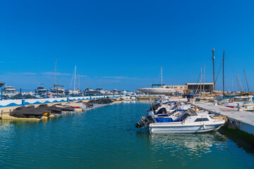 Fototapeta na wymiar Pobla Marina La Pobla de Farnals Spain Mediterranean coast north of Valencia